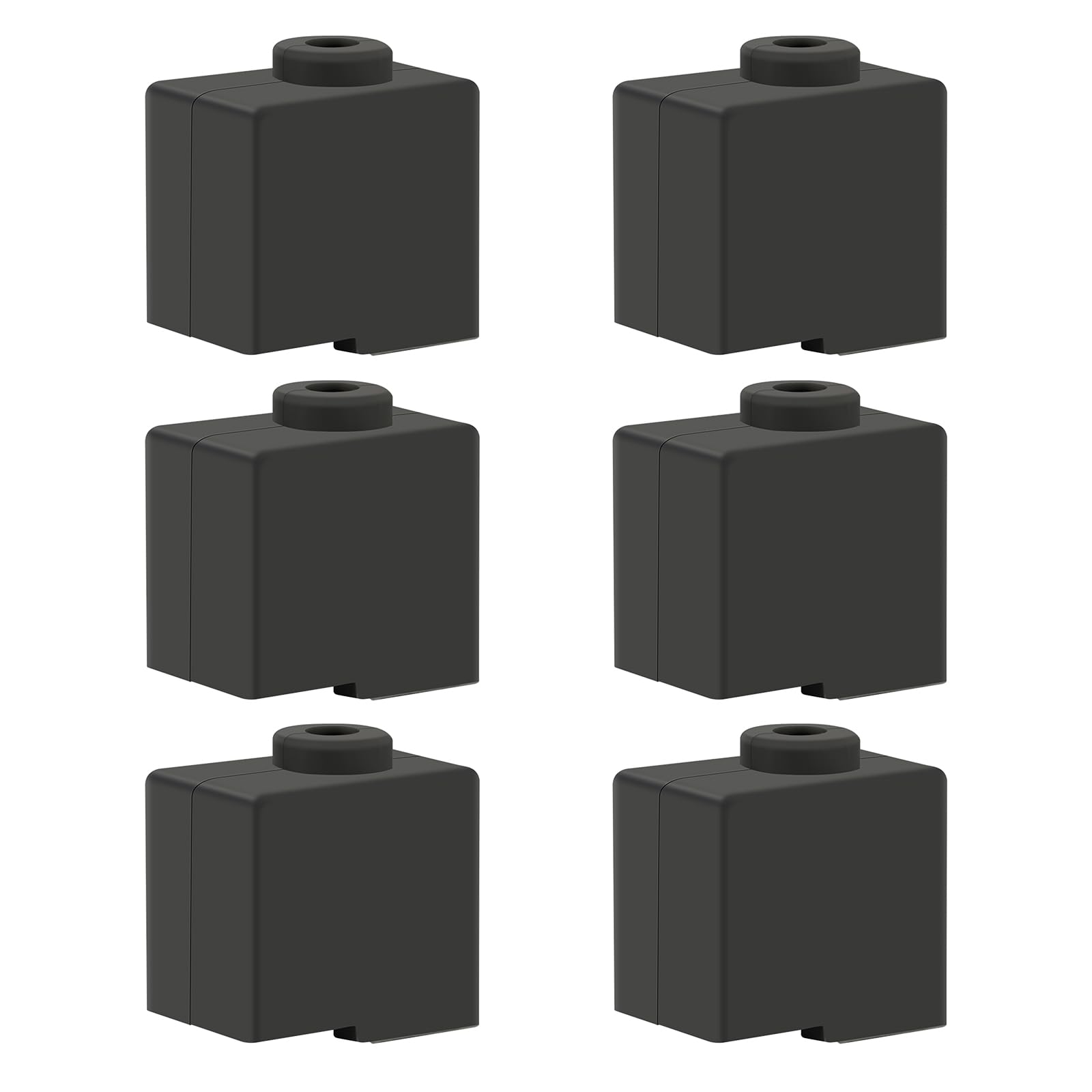 Hikudiy 6Pcs Kobra 3 Combo Silicone Socks, 300C High Temperature Heater Block Silicone Cover For Anycubic Kobra 3